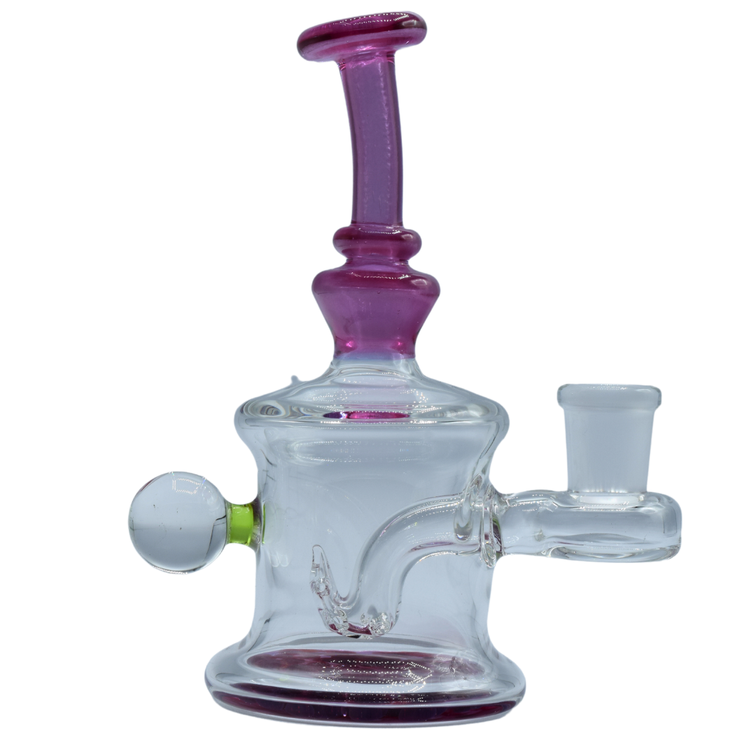 Baked Kreations Glass - Worked Bottom, Clear Jammer